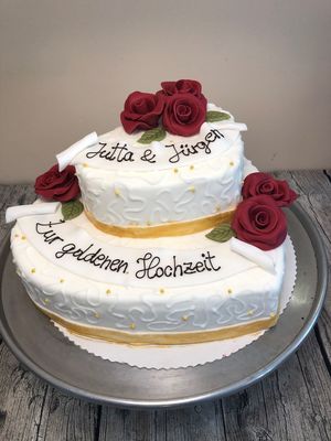 Hochzeitstorte Goldene Hochzeit Hochzeitstorte Goldene Hochzeit…